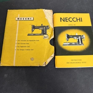 Necchi Nähmaschine Anleitung Modell Stempelglanz 1952 - Bild 1 von 5