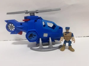 Fisher-Price Imaginext Jurassic World Raptor Recon Hubschrauber mit Figur - Bild 1 von 10