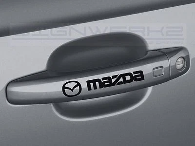 Calcomanía adhesiva manija puerta Mazda mazda 3 mazda 6 cx-5 miata - Juego de 4 Foto 1 de 4