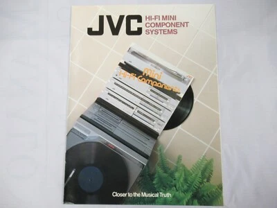JVC HiFi Mini Component systems Mini55 Mini30 Original Catalogue brochure Japan - Image 1 of 4