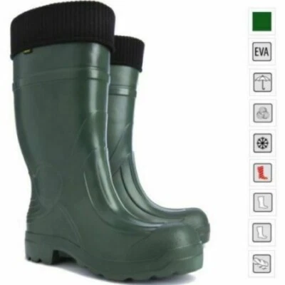 STIVALI EVA LEGGERI TERMICI Wellies Wellingtons -35C caccia foresta voyager regno unito - Immagine 1 di 4