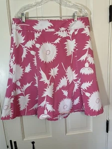ISAAC MIZRAHI WOMENS FLORAL A-LINE SKIRT- SIZE 14 - Picture 1 of 8
