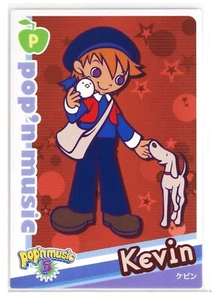 Pop'n Music Card PC19N011 Kevin KONAMI Japan Game Character - Picture 1 of 4