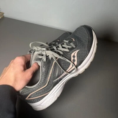 Zapatillas deportivas Saucony Cohesion gris rosa para mujer Foto 1 de 4