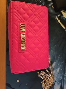 Love Moschino Fuchsia Pink Women Crossbody Bag - Picture 1 of 6