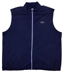 Gilet CALLAWAY serie Weather full zip blu navy alto 3XLT 3XL - Foto 1 di 9