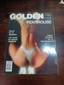 Golden Penthouse 90's Rare ( KELLEY WILD ) Magazine Mexican Edition  - Picture 1 of 6