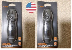 BlackWeb 2,4 GHz Wireless Presenter 82 Fuß Range Laser Pointer Control 2er Pack - Bild 1 von 3