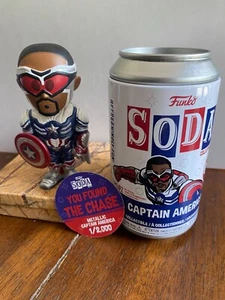 Funko Pop! Soda CAPTAIN AMERICA (SAM WILSON) CHASE 1/2000 Vinyl Figure - Bild 1 von 2