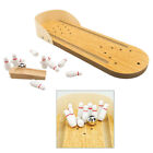  Table Bowling Toy Wooden Tabletop Child Parent-child Stress Reliever