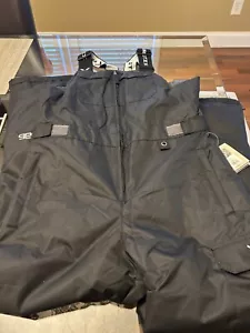 Neu mit Etikett Arctix Herren Avalanche sportliche Passform isolierte Trägerhose Ski Schnee schwarz SM - Bild 1 von 6