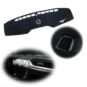 FITS 2015 2016 2017 FORD MUSTANG CAR DASH COVER MAT DASHBOARD PAD BLACK - Picture 1 of 10