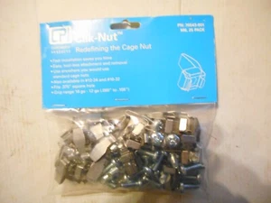 LOT OF 10 CLIK-NUT 25 PACKS - Picture 1 of 2