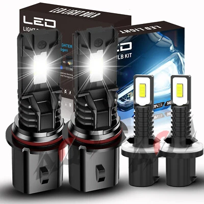 FOR Ford E-150 E-250 E-350 1994-2007 6000K LED Headlight Fog Lights Bulbs 4pc - Image 1 of 4