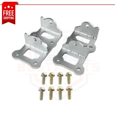 Hooker 12643HKR BlackHeart Engine Mount Brackets for 78-88 GM A/G-Body LS-Swap - Image 1 of 3