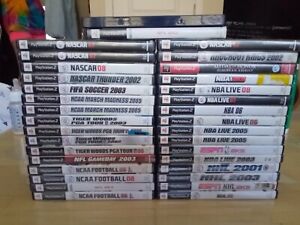 Lot de (34) jeux PlayStation 2