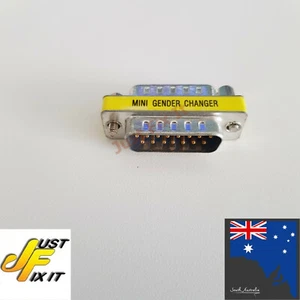 PC CABLE GENDER CHANGERS VGA PARALEL SERIAL HD15 - Picture 1 of 10