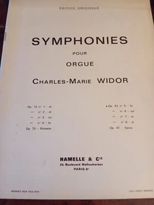 Symphonies pour orgue, Charles Marie Widor - Op. 42 n. 5 - Spartito per organo - Foto 1 di 3
