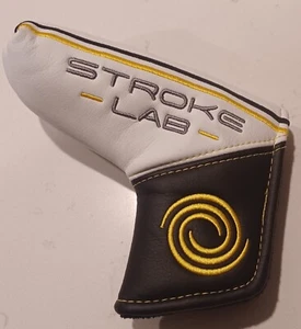 Odyssey Golf Stroke Lab Putter Cover Magnetic LG Blade Head Cover White / Black - Bild 1 von 4
