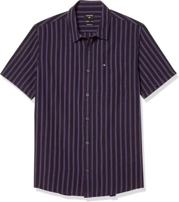 QUIKSILVER OXFORD LINES Men's Woven Shirt - Medium - BYP3 - NWT - Image 1 of 3