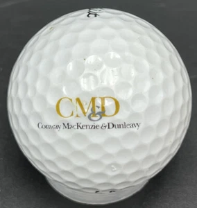 Conway MacKenzie & Dunleavy Logo Golf Ball (1) Titleist DT Solo Pre-Owned - Picture 1 of 4