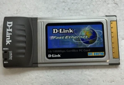 D-Link 00055D 526C9B DFE-690TXD 10/100Mbps CardBus PC Card - Image 1 of 4