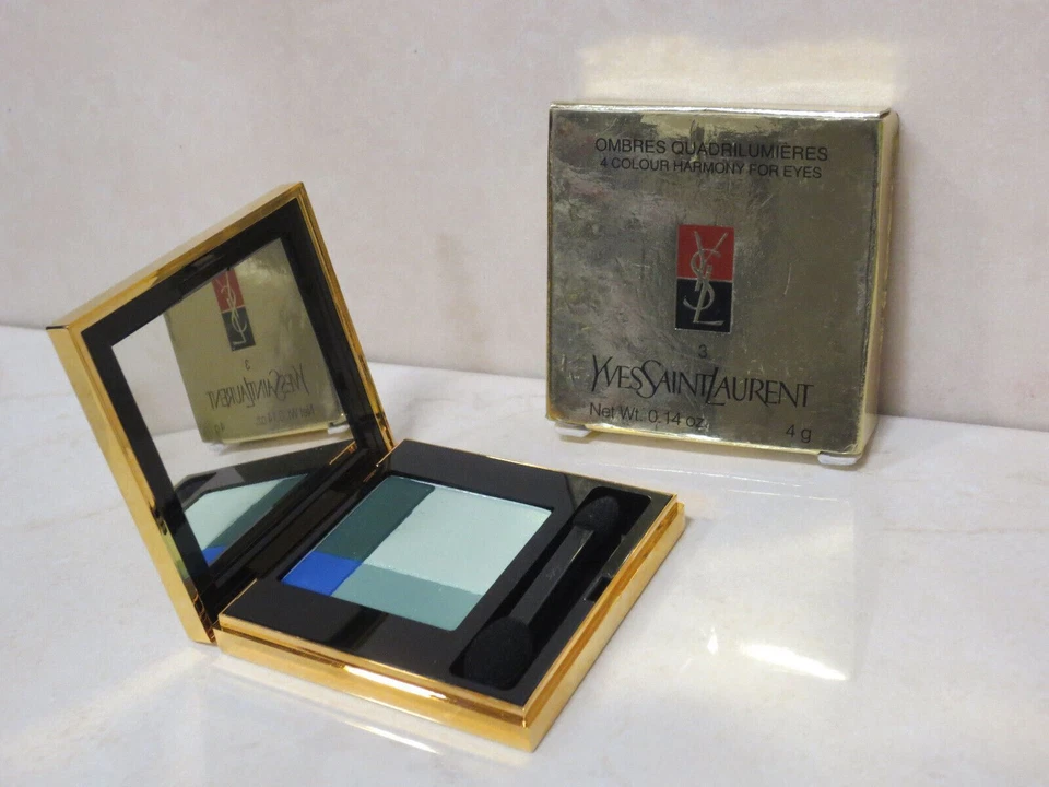 YVES SAINT LAURENT 4 COLOUR HARMONEY EYES EYESHADOW PALLETTE - SHADE #3 - BOXED - Image 1 of 1