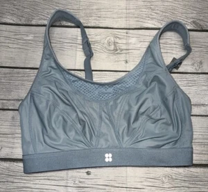 Sweaty Betty Running Sports Bra Teal Blue SB308A - Picture 1 of 1