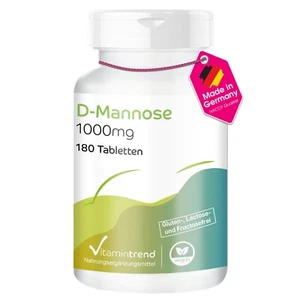 D-Mannose 1000 mg - 180 Tabletten -  VEGAN | Vitamintrend - Bild 1 von 7
