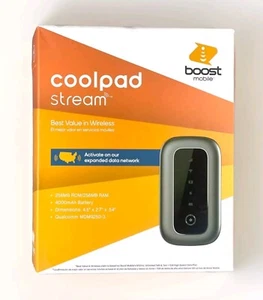 READ Boost Mobile Coolpad Stream 4G LTE 32GB, Black,  Prepaid Wi-Fi Hotspot 🆕 - Picture 1 of 7
