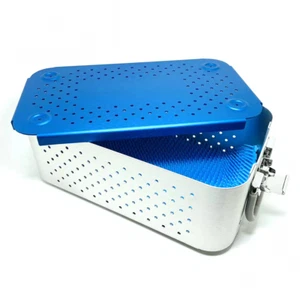 Instrument Sterilization tray box with silicone mat 300mm*180mm*110mm disinfect - Picture 1 of 8
