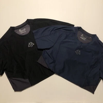 Alpha Prime Performance T Shirt Lot of 2 Size Large Navy Blue Gray EUC - Image 1 of 4