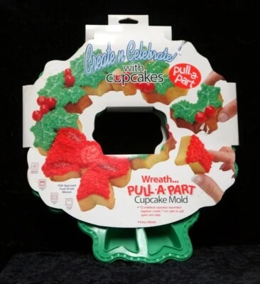 Create n Celebrate Pull a Part Christmas Mold Cupcakes - Image 1 of 3
