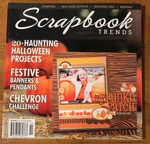 Scrapbook Trends October 2012 Scrapbooking Card Making Paper Crafting Idea Book - Picture 1 of 2
