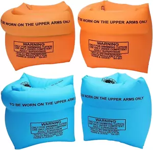 2-4 Pack Arm Floaties for Kids and Adults, Pool Floats, Inflatable Swim Ring, PV - Picture 1 of 7