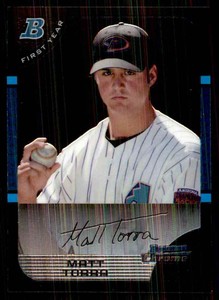 2005 Bowman Chrome Draft Matt Torra RC Arizona Diamondbacks #67