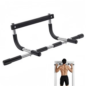 Barra de tracción de alta resistencia barbilla-up ejercicio puerta fitness multifunción gimnasio en casa - Imagen 1 de 12