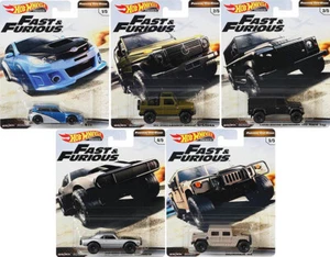 Fast & Furious Off-Road Set Premium 5 Modelos de Automóviles 1:64 Hot Wheels GBW75 - Imagen 1 de 2