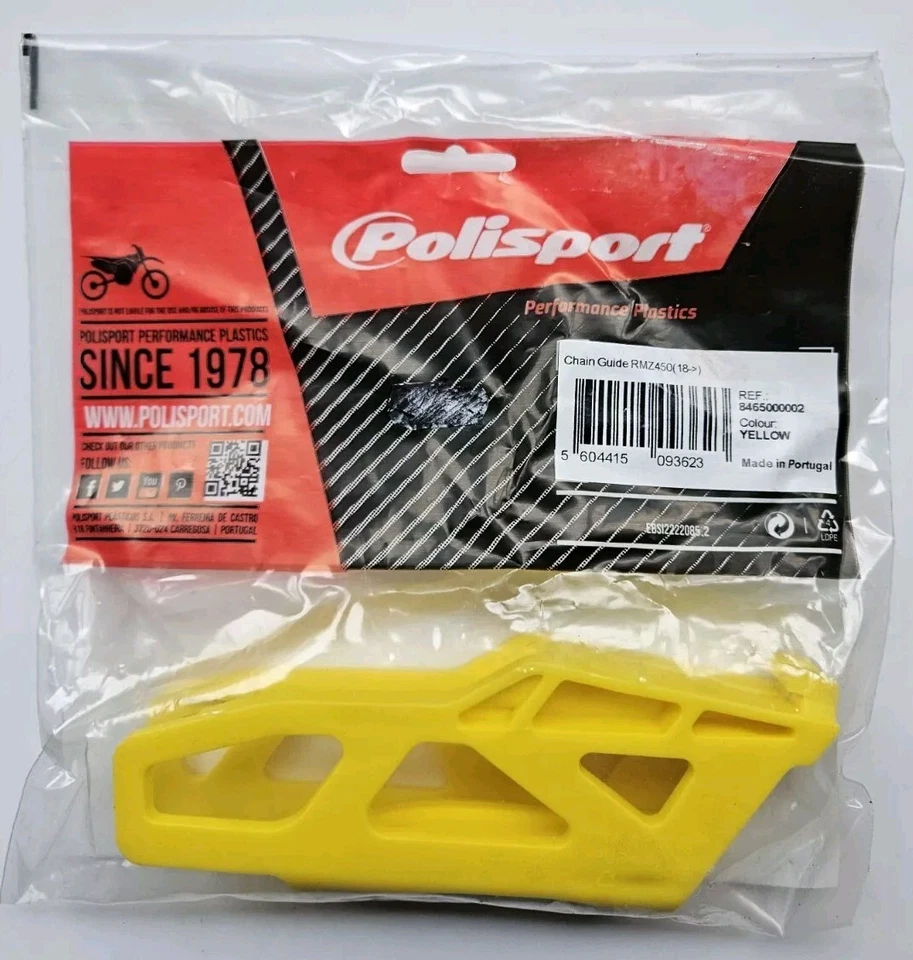 NUEVO BLOQUE GUÍA CADENA TRASERA POLISPORT SUZUKI RMZ250/RMZ450 2019-2025 - 8465000002 Foto 1 de 1