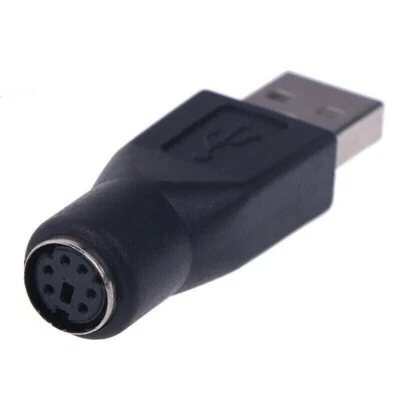New PS/2 Female to USB Male Converter Connector Adapter for PC Mouses US Seller - Image 1 of 4
