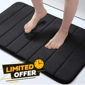 Memory Foam Bath Mat Rug, 24” x 16”, Ultra Soft and Non-Slip Bathroom Rugs,... - Picture 1 of 8