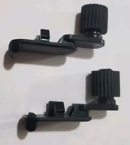 HONDA GLOVE BOX DOOR DASH CLIP FASTENER HOOK STOPPER RETAINER ARM PAIR OEM - Picture 1 of 4