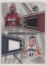 2007-08 SP Game Used Authentic Fabrics Dual /99 Alonzo Mourning Andrei Kirilenko