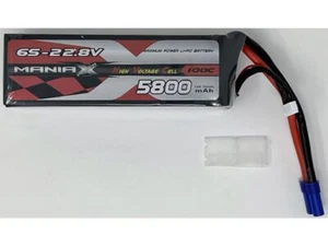 ManiaX 22.8V 5800mah 100C Lipo: MX5800-6SHV-100 - Imagen 1 de 2