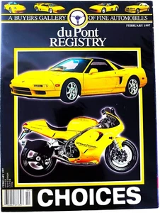 Du Pont Registry A Buyers Gallery of Fine Automobiles February 1997 - Picture 1 of 1