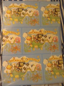 21st Birthday wrapping paper 24 sheets.boat,sealife,octopus,fish, beast wishes. - Imagen 1 de 2