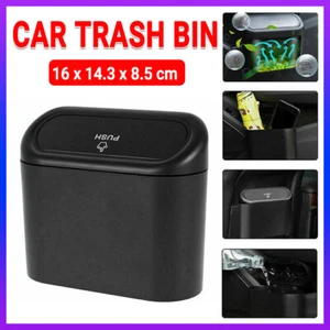 Auto Car Trash Rubbish Can Garbage Dust Dustbin Box Case Holder Bin Mini Trash - Picture 1 of 12