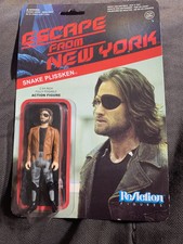 Reaction Figures Escape From New York Snake Plissken 3 3/4" Action Figure35U