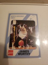 1989 Collegiate Collection #114 JAMES WORTHY North Carolina's Finest 1st Edition
