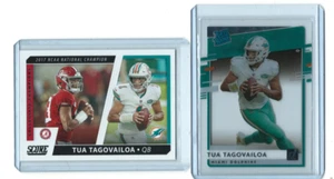 2020 Tua Tagovailoa (2) Card RC Lot! Miami Dolphins - Picture 1 of 2